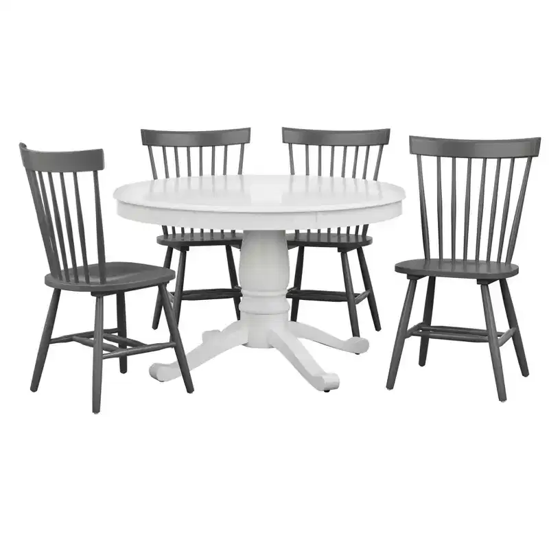 5pc Kale Pedestal Dining Set