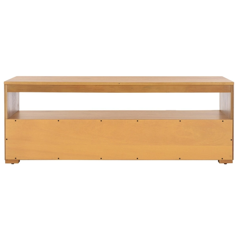 SAFAVIEH Kaitlyn 2-Drawer 1-Shelf Entertainment Media Stand (Fits Up To 55  Flatscreen TV) - 48Wx16Dx17H