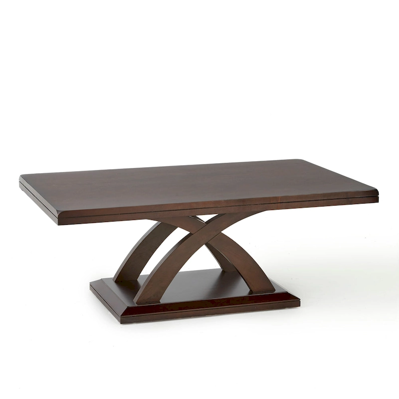 Steve Silver Avellino Modern Espresso Finish Wood Coffee Table