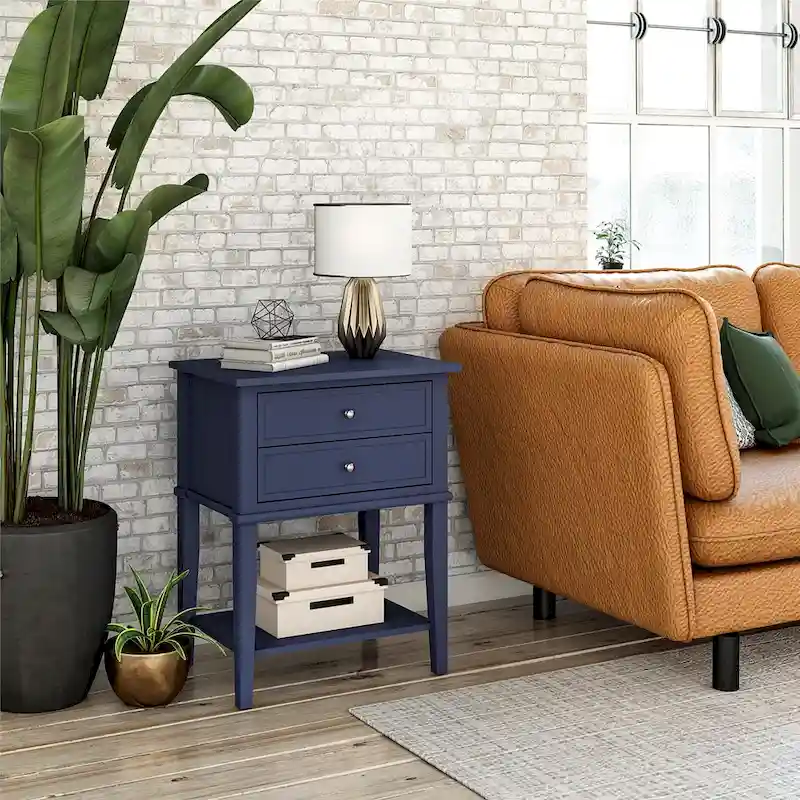 Avenue Greene Bantum Accent Table with 2 Drawers