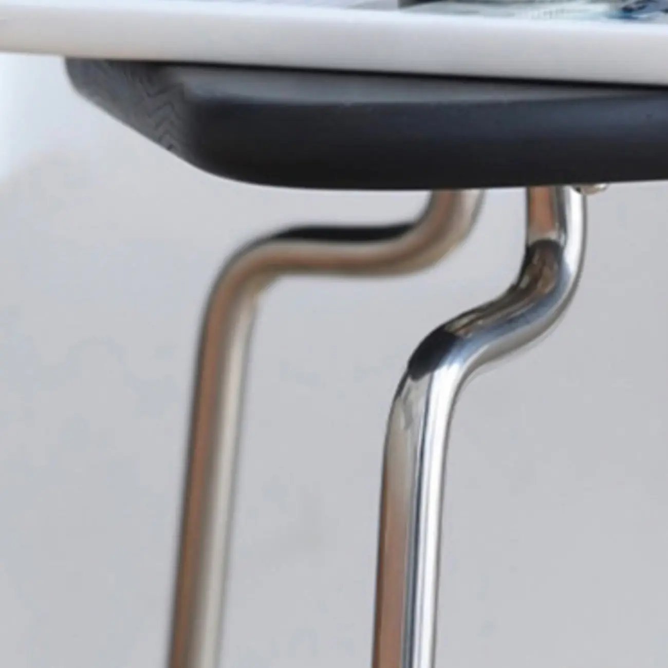 Modern Wood Bedroom Bench with Metal Frame