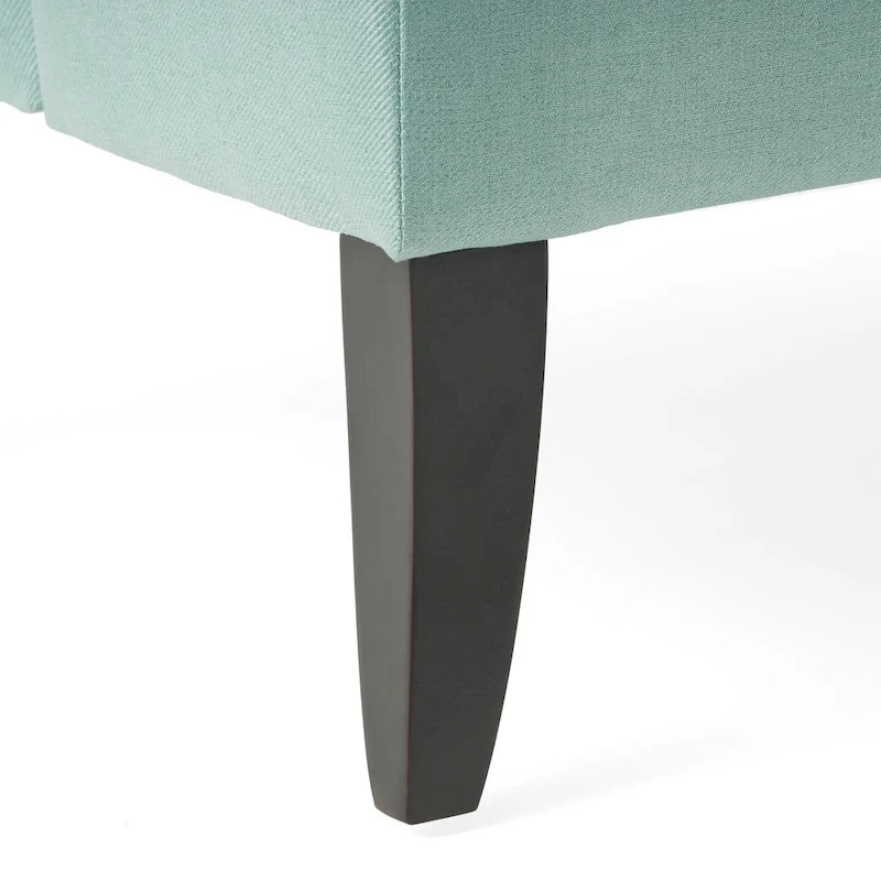 Nicole Polyester Blend Fabric Settee by Christopher Knight Home - 29.25L x 43.75W x 30.50H