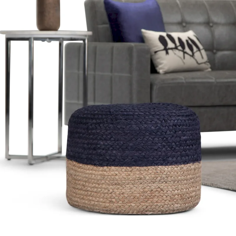 WYNDENHALL Maron Round Pouf
