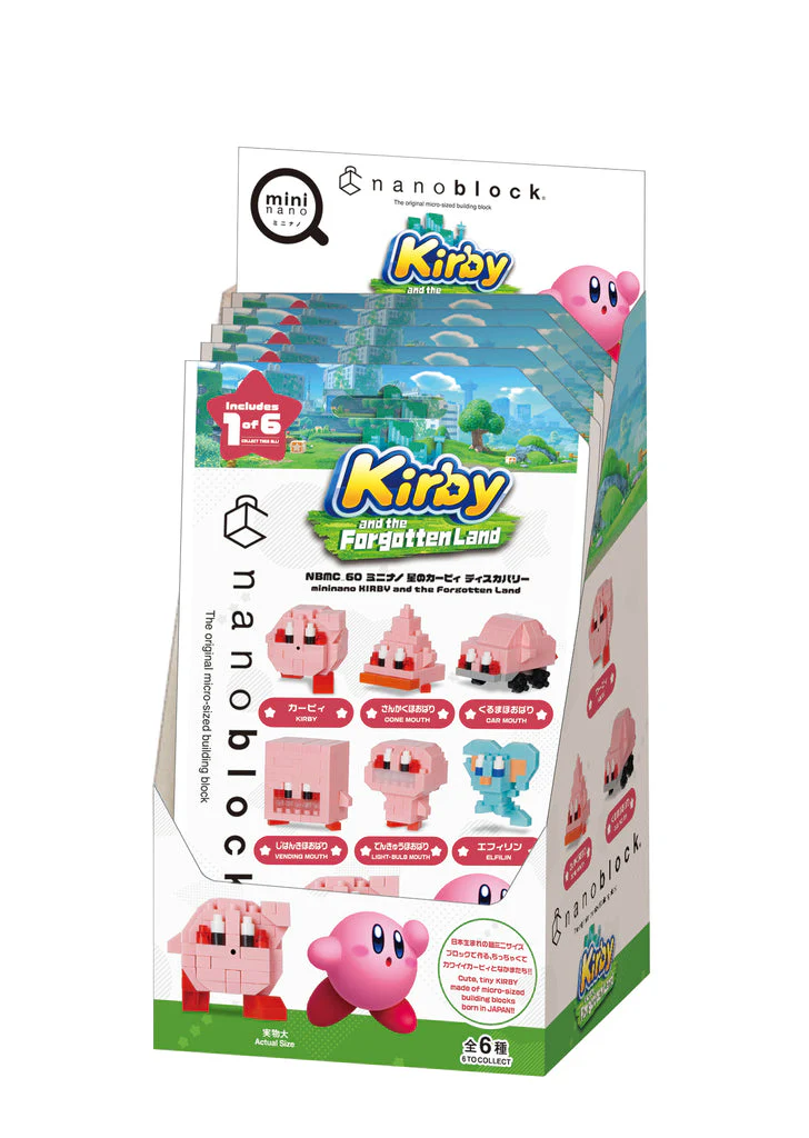 MININANO Kirby & Forgotten Land (6 Designs) Box