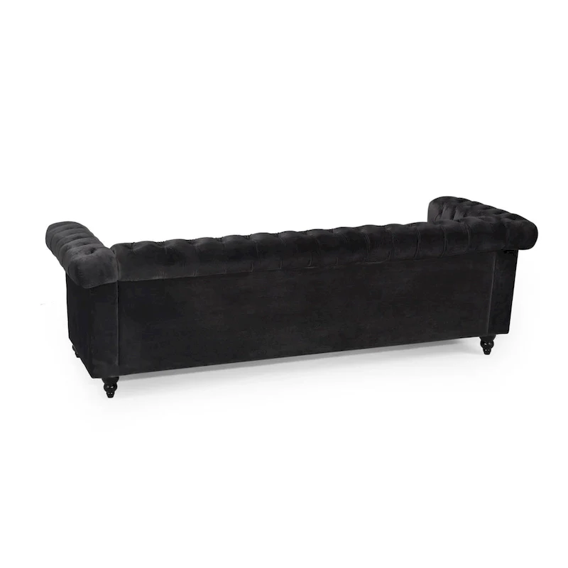 Chesterfield 3-seater Sofa with Button Tufting and Nailheads