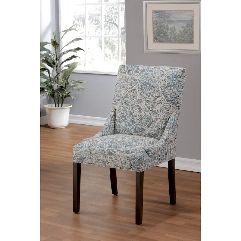 Marie Transitional Slope Arm Dining Room Chair
