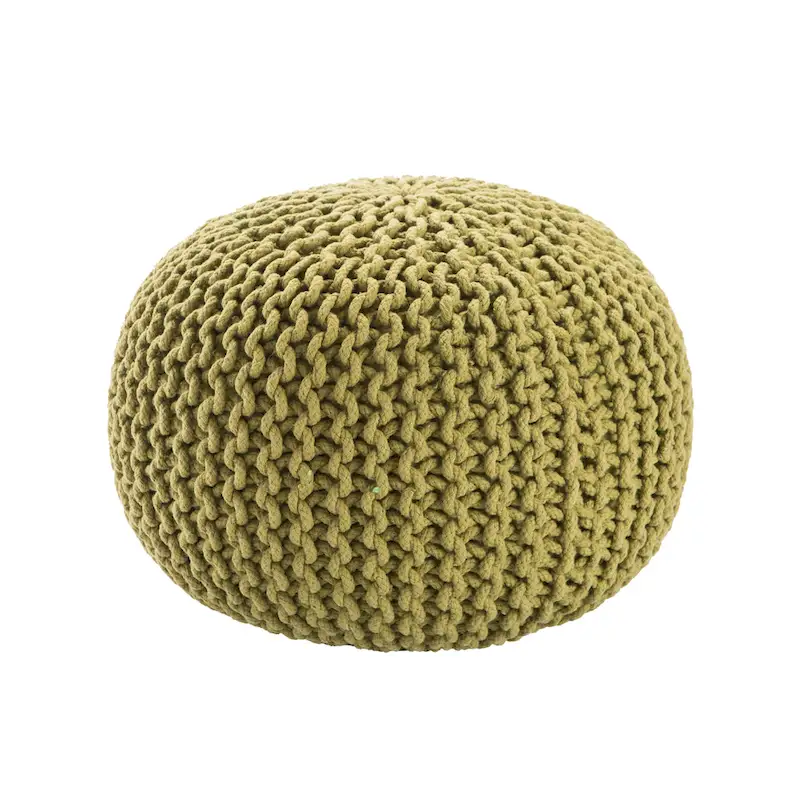 Spectrum Pouf Textured Round Pouf