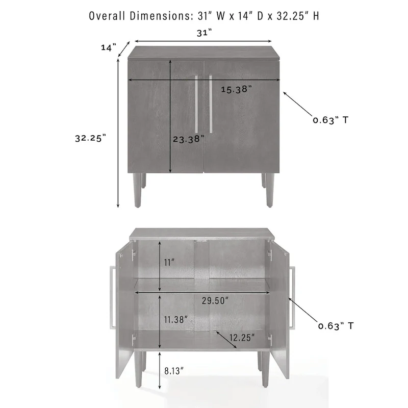 Crosley Everett Console Cabinet