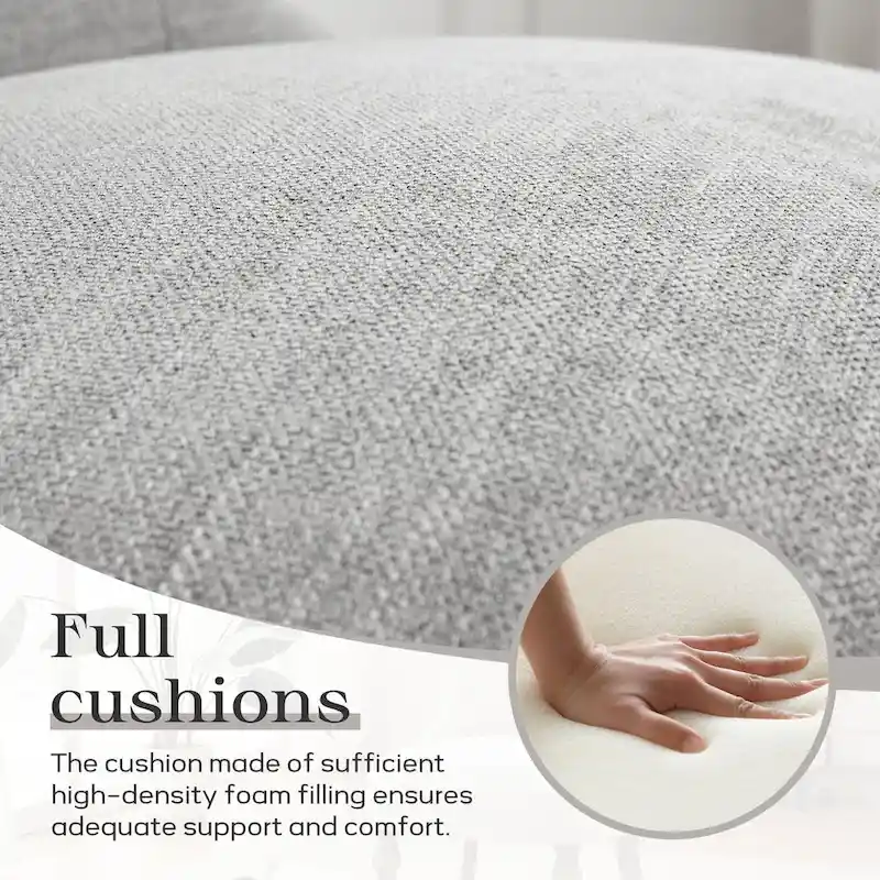 Living Room Armless Accent Comfy Chair