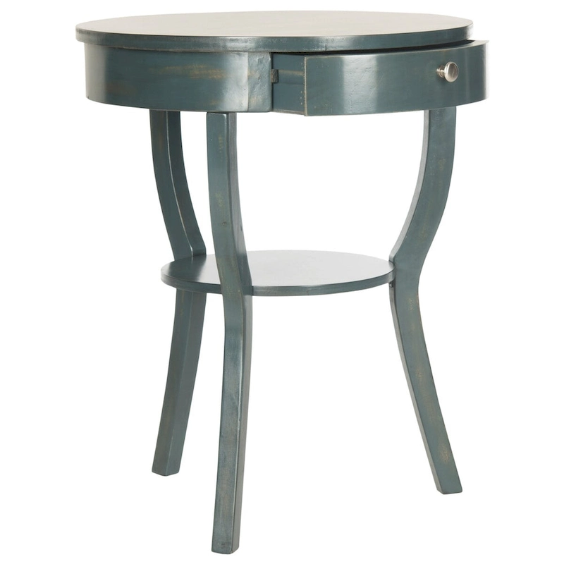 SAFAVIEH Mercedes End Table - 22 x 22 x 30.3 - 22Wx22Dx30H
