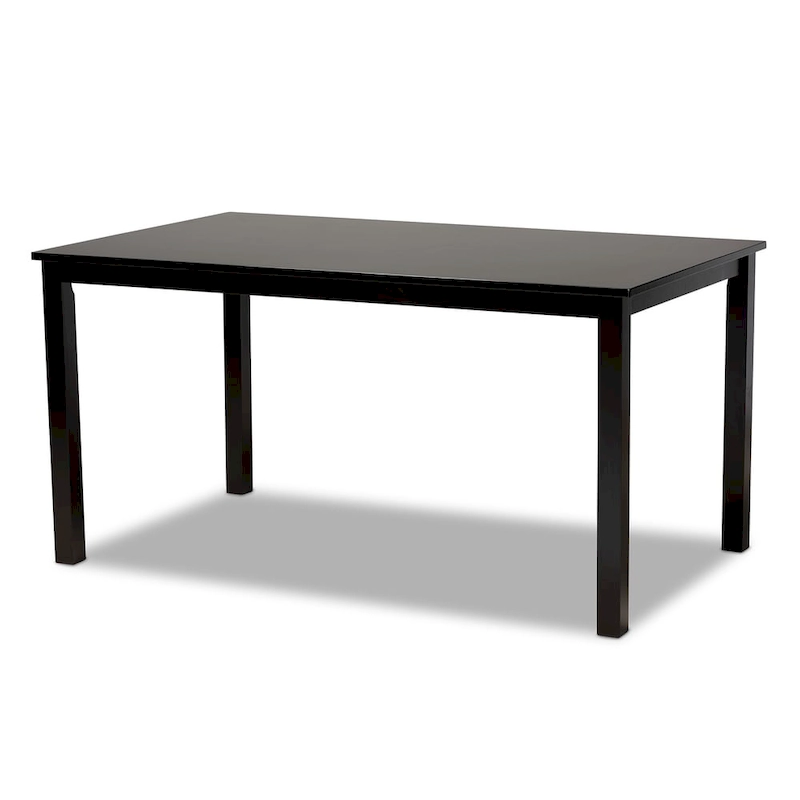 Eveline Modern and Contemporary Espresso Finished Wood Dining Table