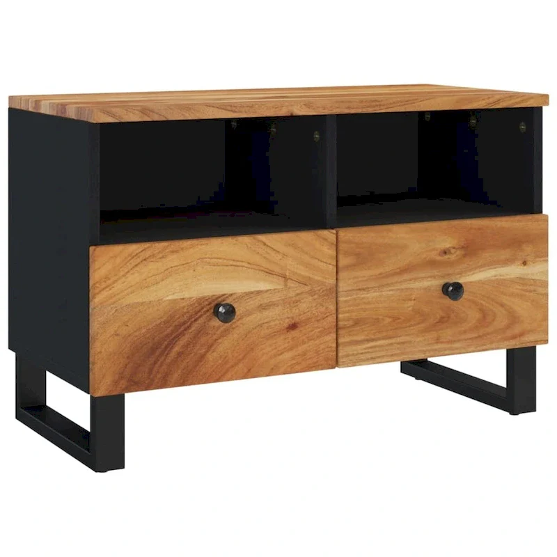 TV Stand 27.6x13x18.1 Solid Wood Mango