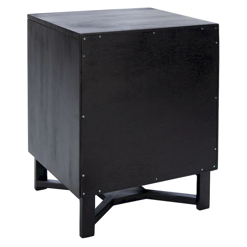 SAFAVIEH Dayana 2-Drawer Rattan Accent Table Nightstand