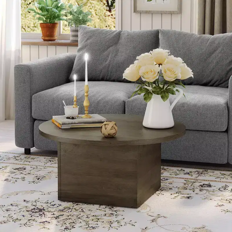 Coffee Table 55 LBS Capacity 47.25-Inch Waterproof Desktop Premium Design