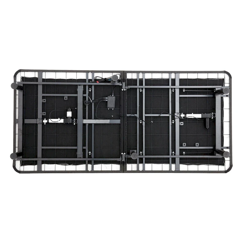 Bridgevine Home Quick Assembly Adjustable Bedframe with Voice Activated Controls