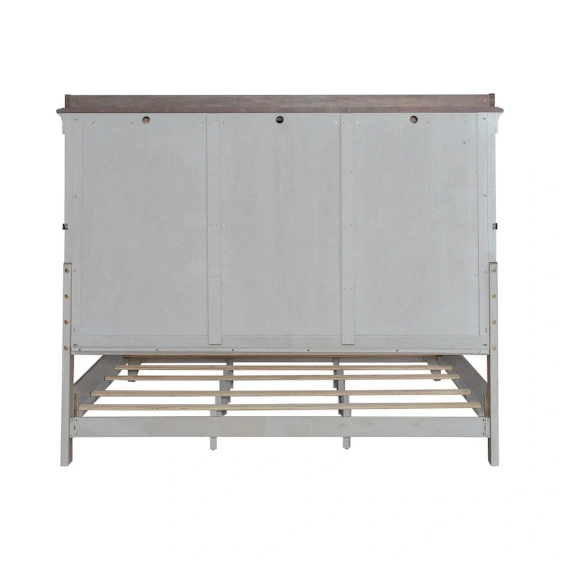 Ivy Hollow Weathered Linen King Mantle Bed