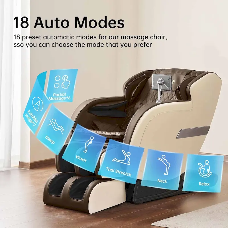 Full Body Zero Gravity Massage Chair with SL Track, Body Scan and App Control