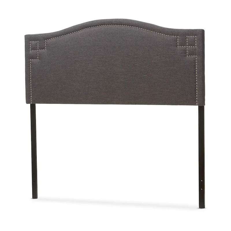 Copper Grove Daisy Modern Dark Grey Upholstered Headboard