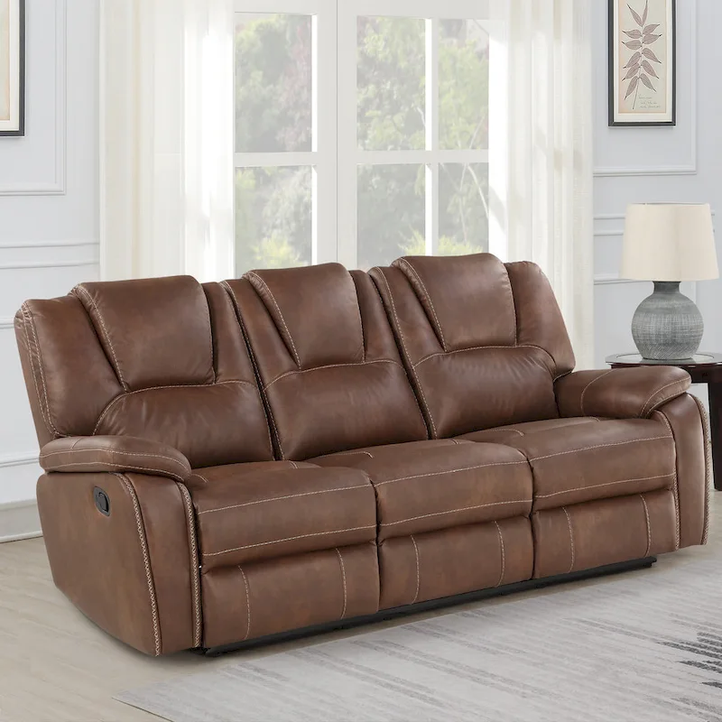 Steve Silver Kameryn Faux Leather Reclining 3-Piece Set