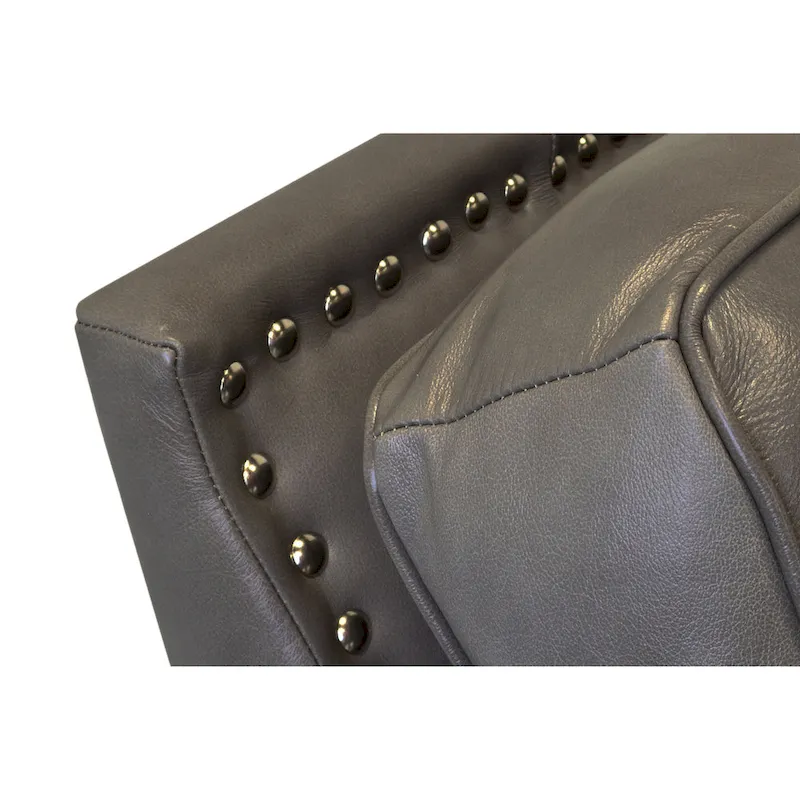 Made in USA Vernon Top Grain Leather Sofa, Loveseat and Chair Set