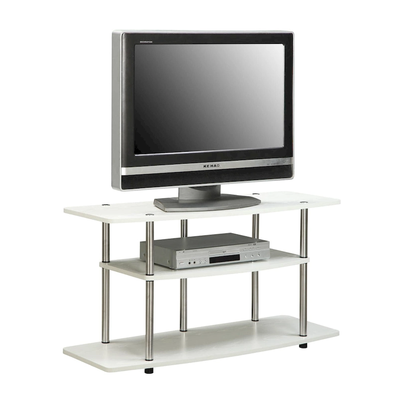 Convenience Concepts Designs2Go No Tools 3 Tier Wide TV Stand