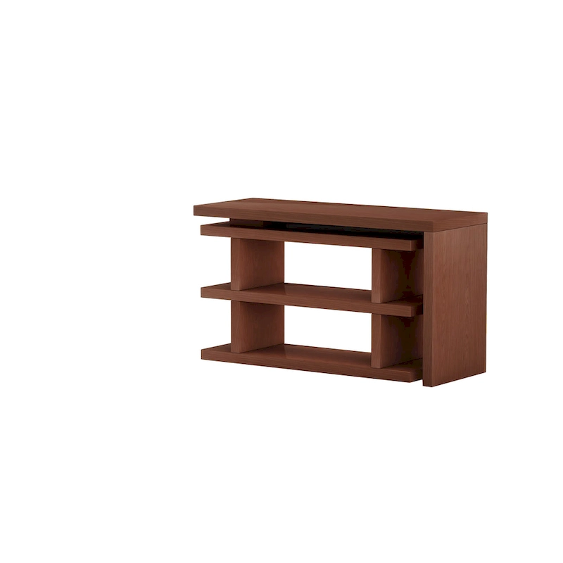 Somette Motion Home Office Desk with Shelves