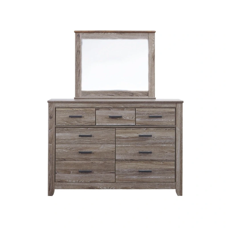 Zelen Warm Gray Dresser