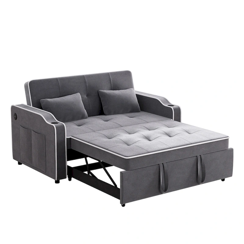 Ouyessir 3 in 1 Multi-Functional Convertible Sleeper Sofa Bed