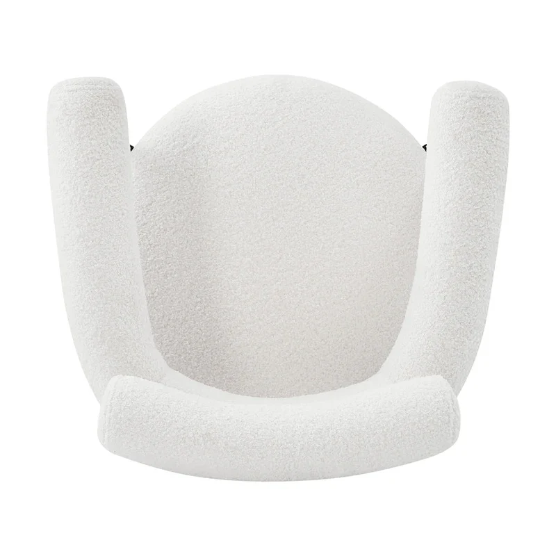 Modern Fabric Dining Chairs with Metal Legs - Set of 2/4, Upholstered Arm Chairs, 265 lbs Capacity