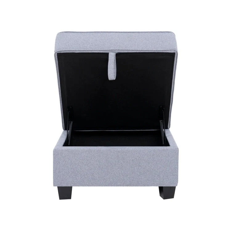 Modern DIY Convertible Modular Sectional Ultimate Sofa Collection - Optional Ottoman Middle and Armrest Modules