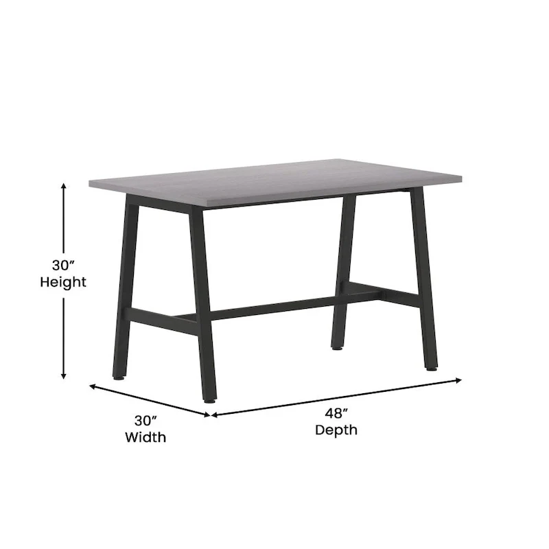 Commercial Conference Table with Laminate Top and A-Frame Base