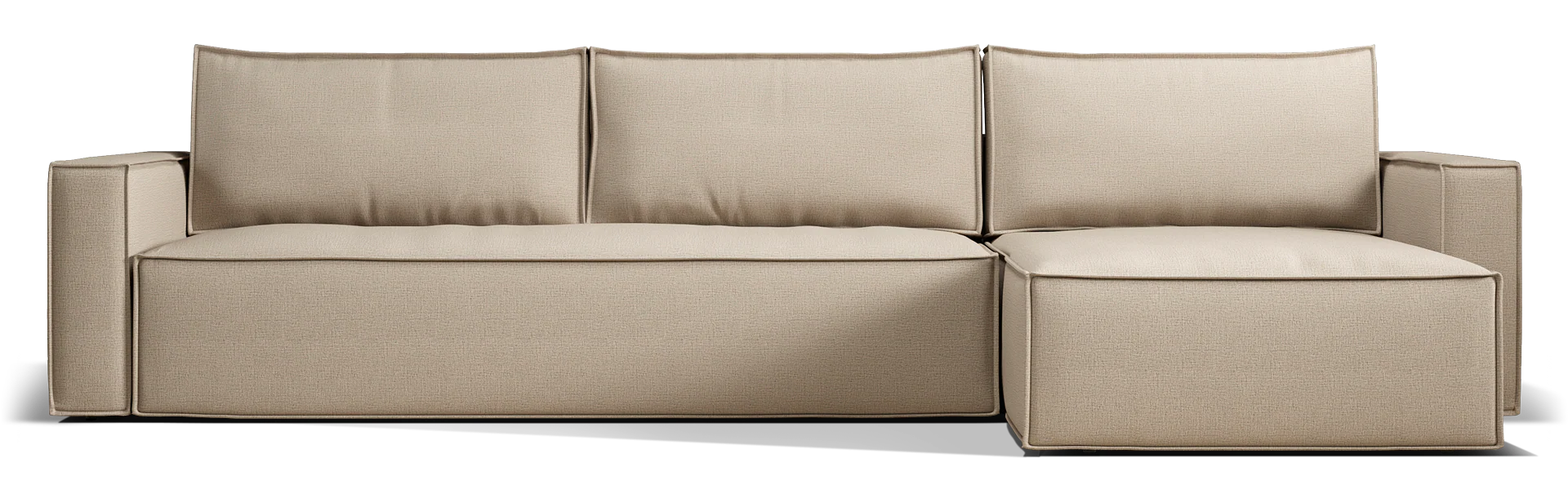 Newilla Standard Arms Sectional Sofa Bed