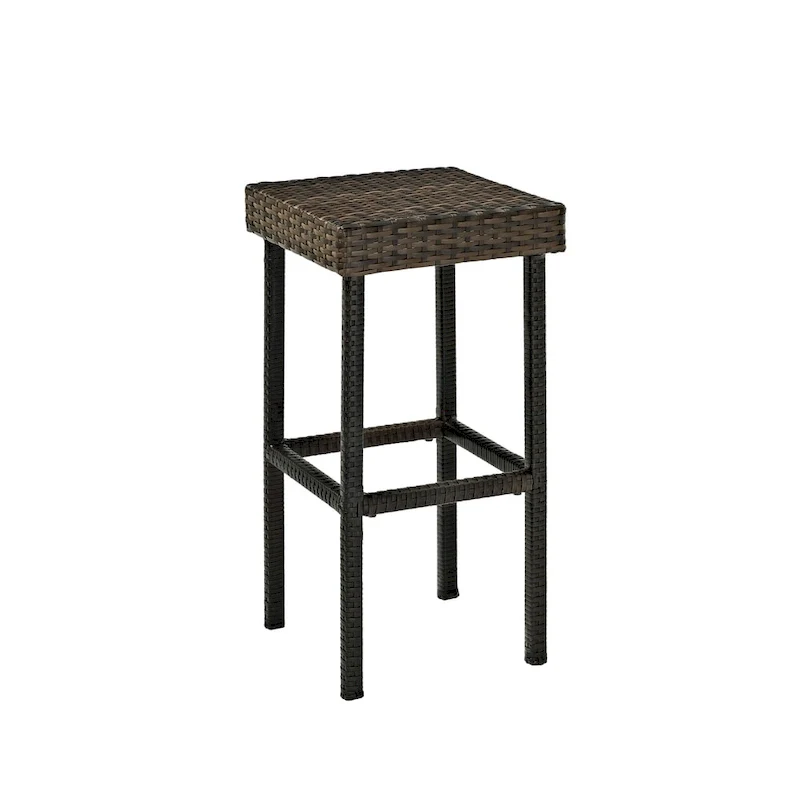 Crosley Palm Harbor Outdoor Wicker Bar Height Stool (Set Of 2)