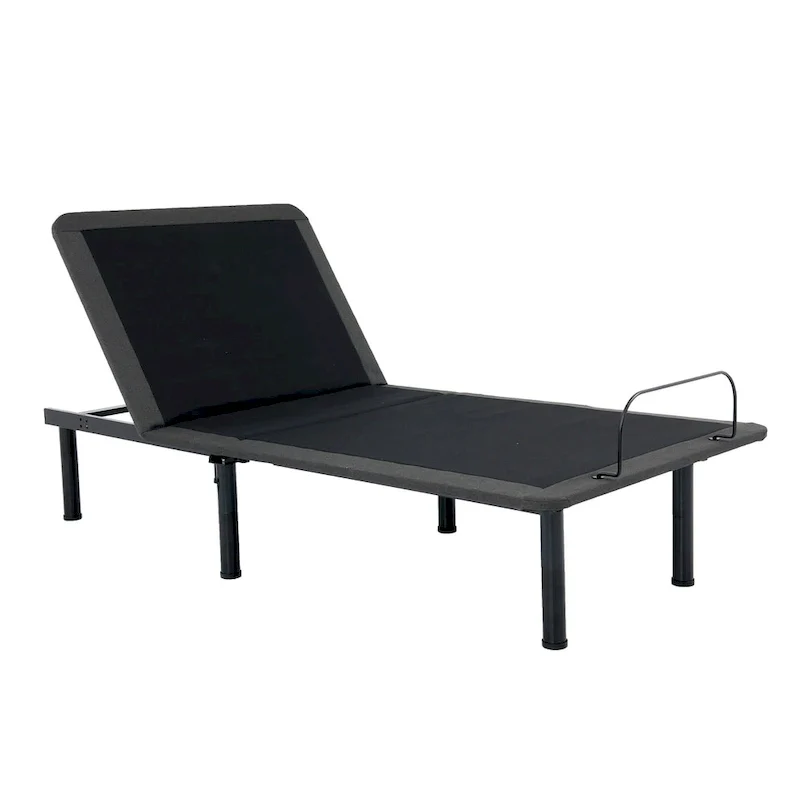 Bridgevine Home Quick Assembly Adjustable Bedframe with Voice Activated Controls