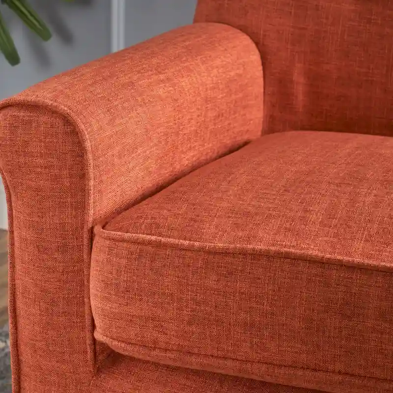 Mariah Mid-Century Fabric Loveseat by Christopher Knight Home