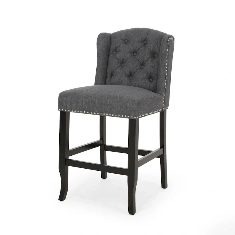 Foxcroft Wingback Counter Stool