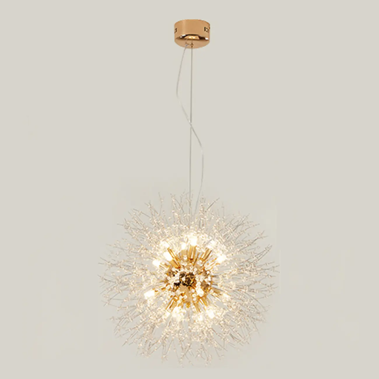 Luxury Crystal Chandelier Starburst with Flexible Length