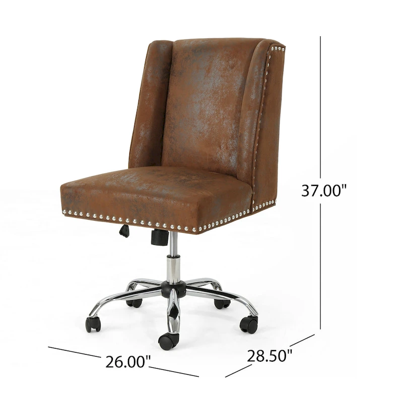 Chiara Home Office Desk Chair by Christopher Knight Home - N/A
