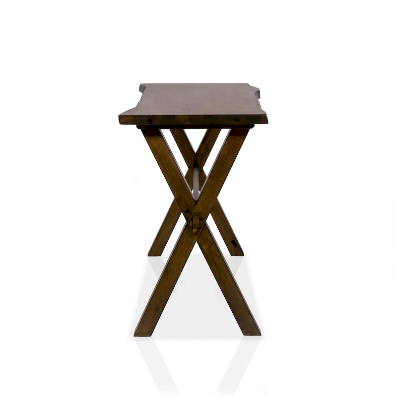 Mav Transitional Walnut 47-inch Solid Wood Sofa Table by Furniture of America