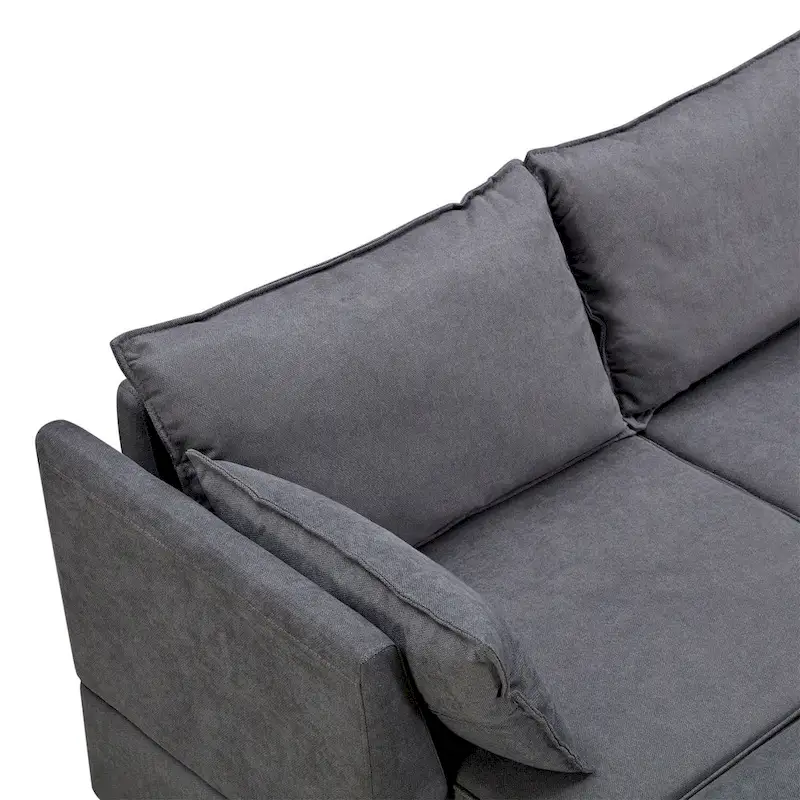 Merax Modern Large U-Shape Modular Sectional Sofa