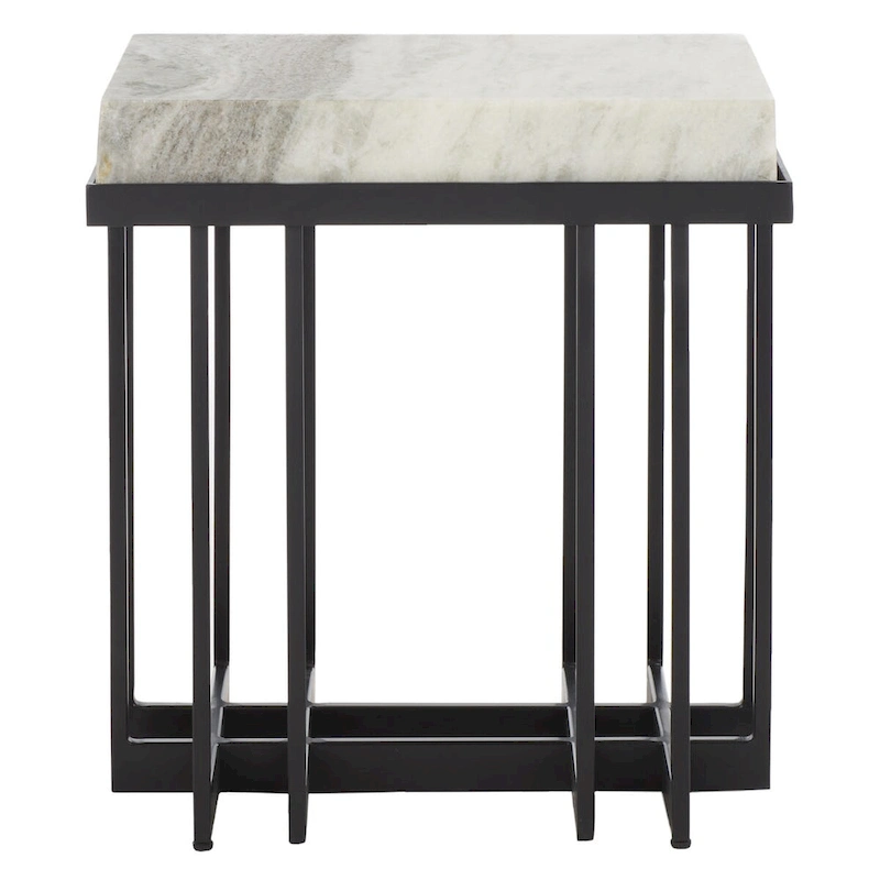 SAFAVIEH Mazie Rectangle Accent Table - 19  W x 13  D x 22  H - 19Wx13Dx22H