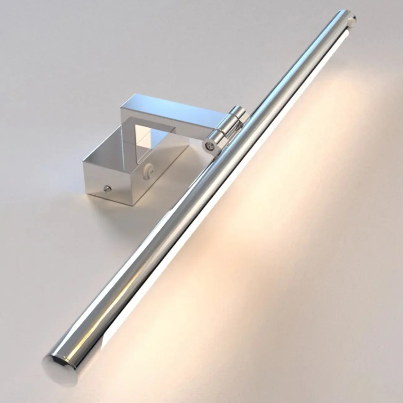 Modern Black Sleek Tubular LED Vanity Light