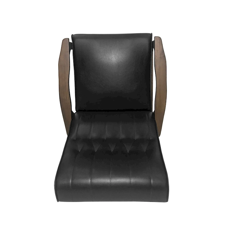 25.75  High Back Faux Leather Accent Chair