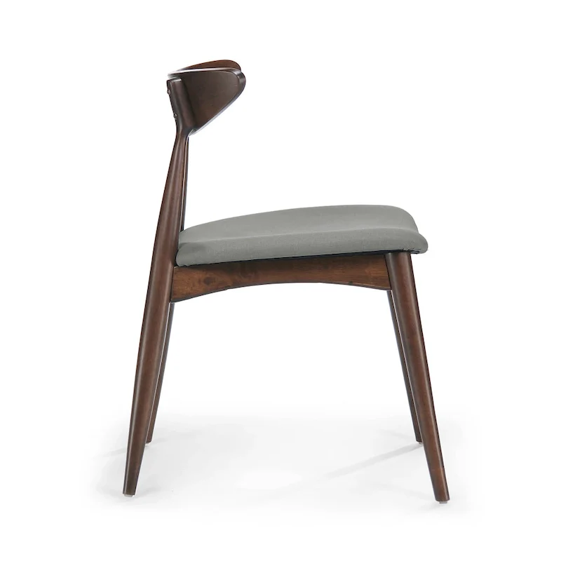 Barron Mid-Century Modern Dining Chairs (Set of 2) by Christopher Knight Home - 22.50   W x 19.75   L x 28.75   H