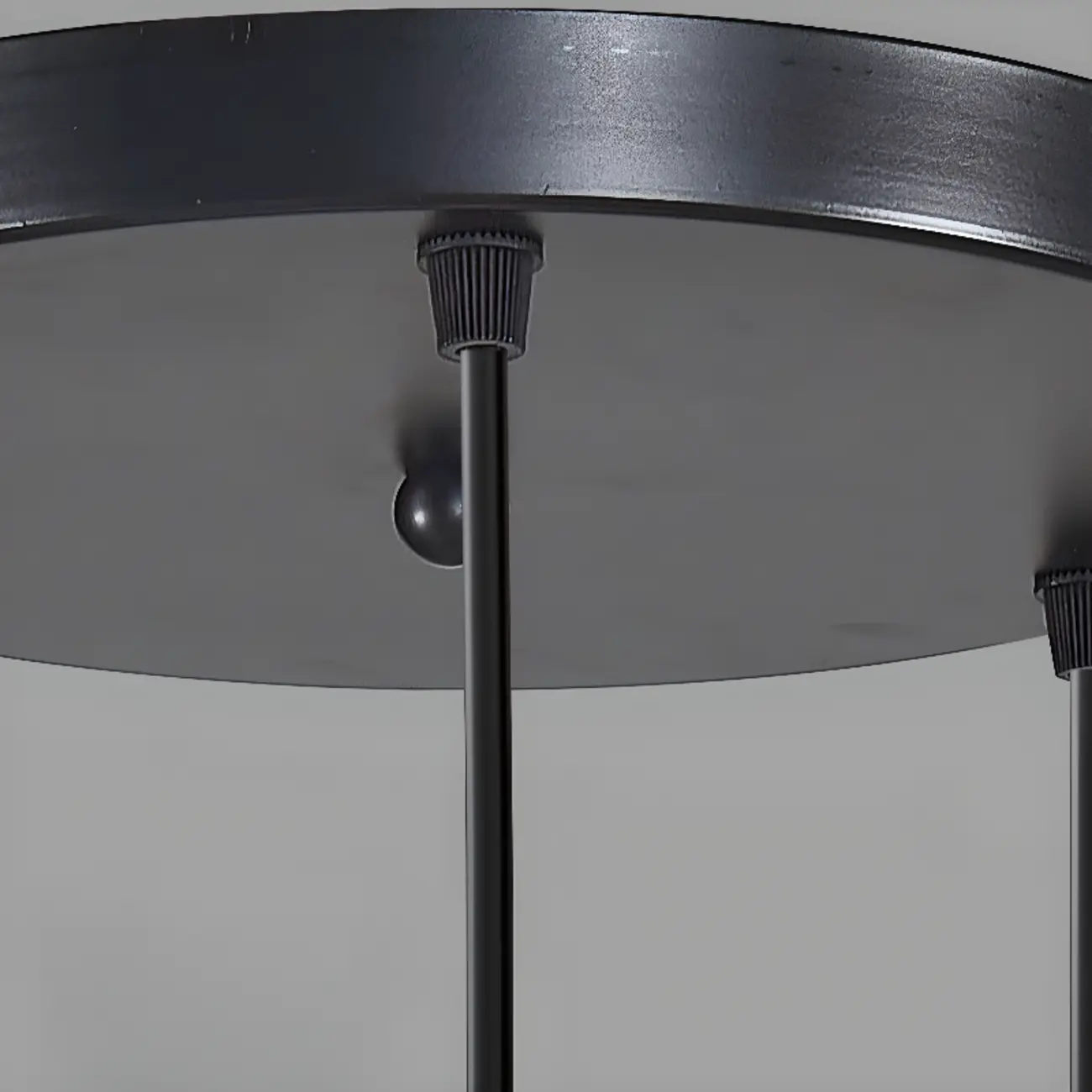 Modern Ferruginous 3-Light Metal Geometric Kitchen Pendant