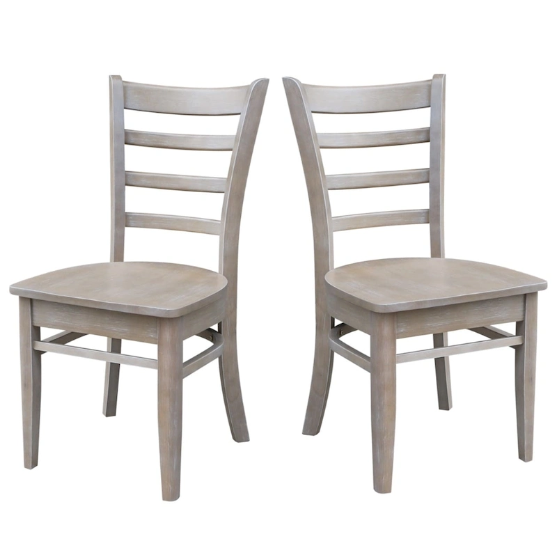 International Concepts Set of Two Emily Side Chairs