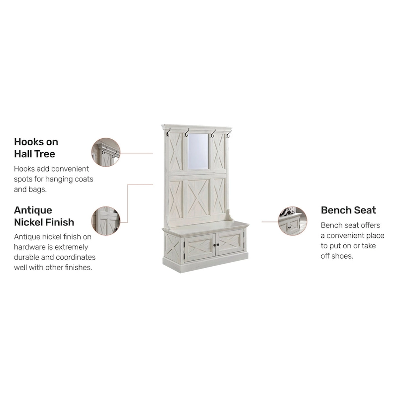Seaside Lodge Hall Tree by homestyles