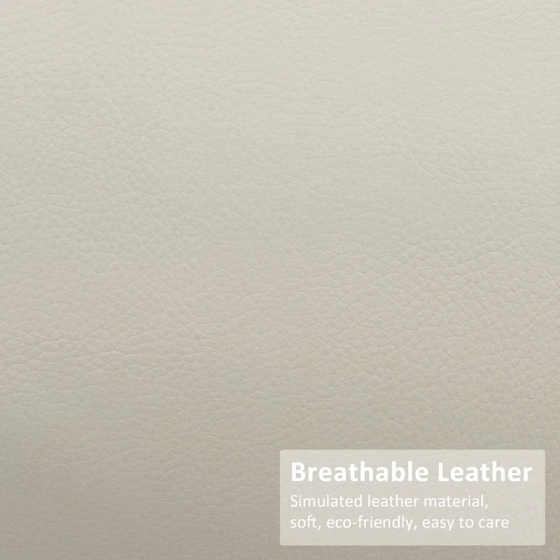 MCombo Electric Power Recliner Chair with Heat and Massage, Leather PR621