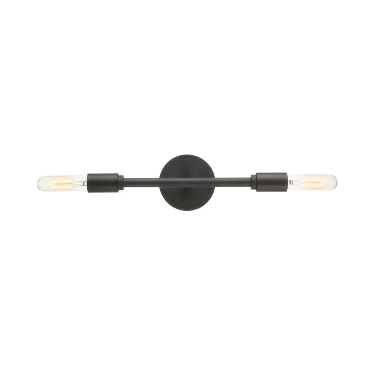 Industrial Black Metal 4-Light Cylinder Vanity Lights