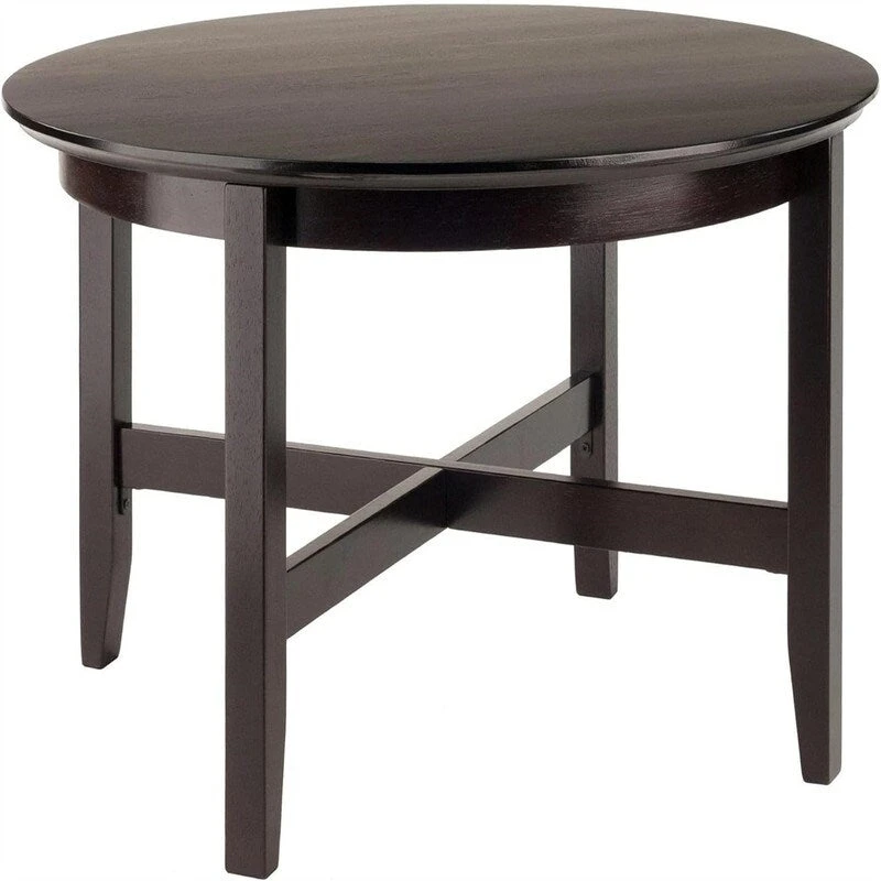 Wood Toby Occasional Table Espresso - 30D x 30W x 18.11H